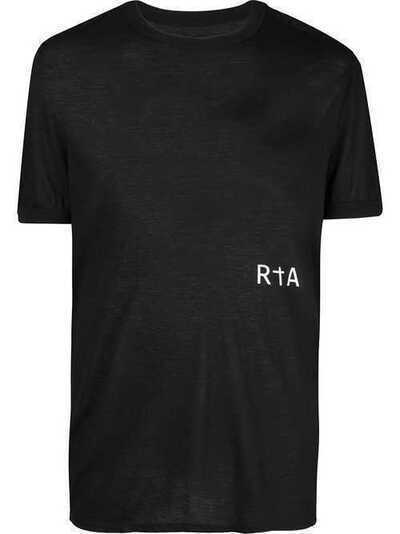 RtA футболка с логотипом MF934725BLK