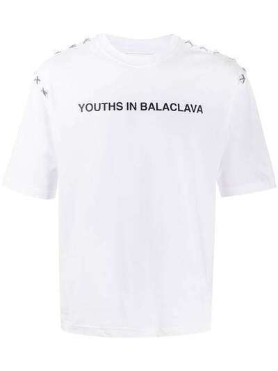 Youths In Balaclava футболка с декоративной строчкой YOU01T004000