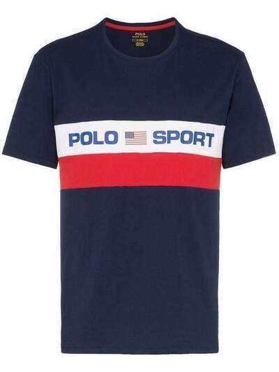 Polo Ralph Lauren футболка с контрастными полосками и логотипом 710771984001