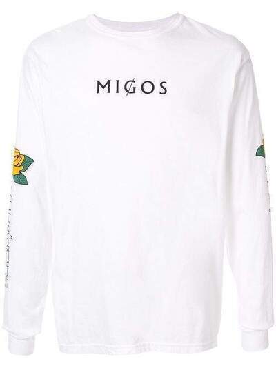 migos футболка с длинными рукавами и принтом MIGOS012