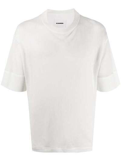 Jil Sander футболка с отделкой в рубчик JPUQ701518MQ327008