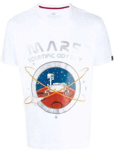 Alpha Industries футболка с принтом Mars 126531