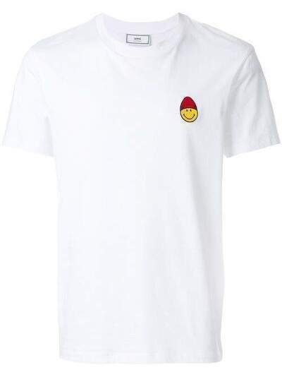 Ami Paris футболка с круглым вырезом и нашивкой SMIJ109720