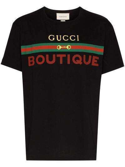 Gucci футболка с принтом Gucci Boutique 548334XJCKY