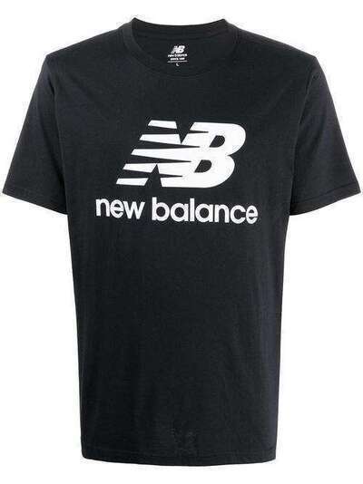 New Balance футболка с надписью BMT01575BK
