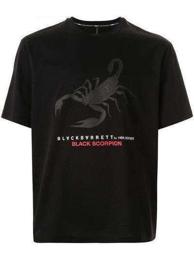 Blackbarrett футболка с принтом 1AXXJT352BWR