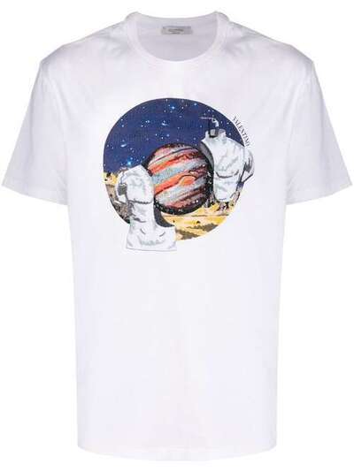 Valentino футболка Soul Planets с короткими рукавами TV3MG05B610