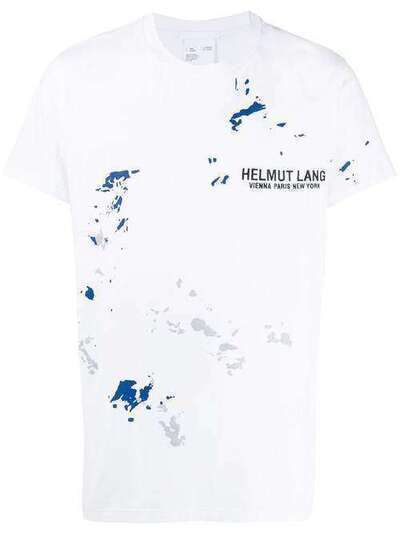 Helmut Lang футболка с эффектом разбрызганной краски J09DM526CCJJ