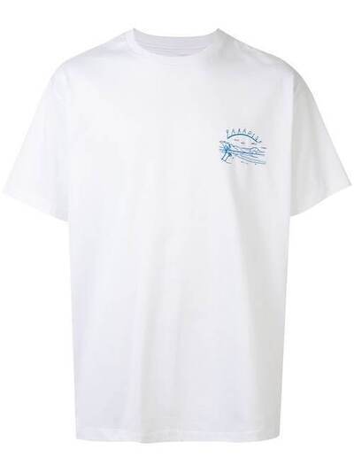 Wooyoungmi футболка с вышивкой Paradise W201TS05WHITE