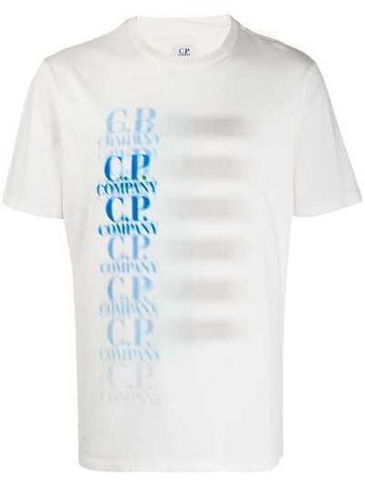 C.P. Company футболка с короткими рукавами и логотипом 08CMTS324A005621W