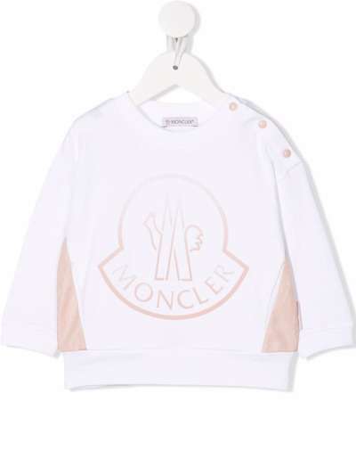 Moncler Enfant logo-print colour-block sweatshirt