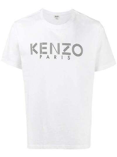 Kenzo классическая футболка с принтом логотипа F765TS0924SG