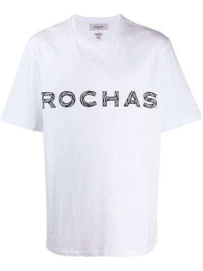 Rochas oversized logo print T-shirt ROMQ701267RQ245900