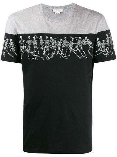 Alexander McQueen футболка с принтом Jumping Skeletons 601142QOZ86