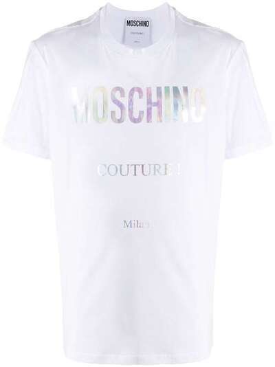 Moschino футболка с логотипом Couture J07085240