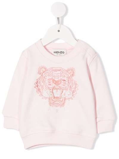 Kenzo Kids толстовка с вышивкой Tiger