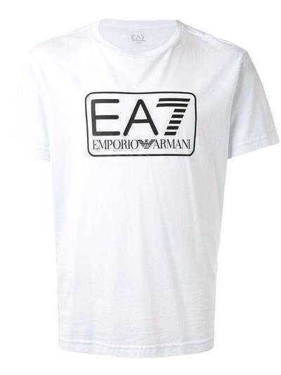 Ea7 Emporio Armani футболка EA7 с большим логотипом 8NPT10PJNQZ