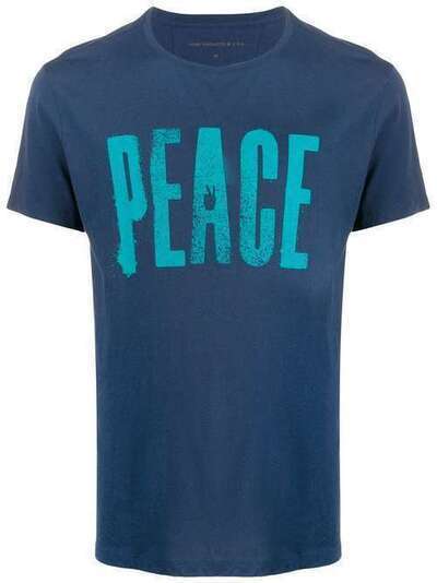 John Varvatos футболка с надписью Peace KG5015V4BKW3B1