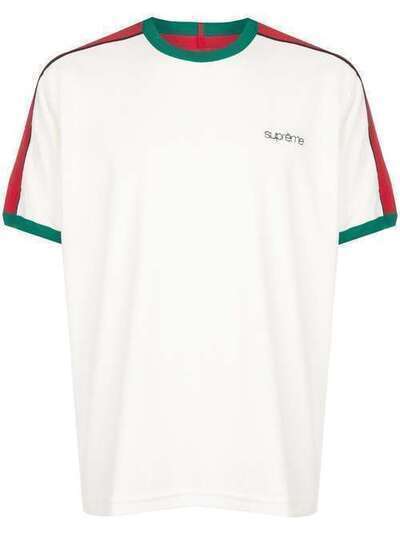 Supreme футболка с полосками SU8312