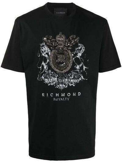 John Richmond футболка с декором из бисера RMP20040TS
