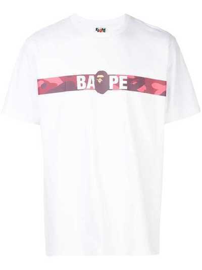BAPE футболка с логотипом M110065DWHP