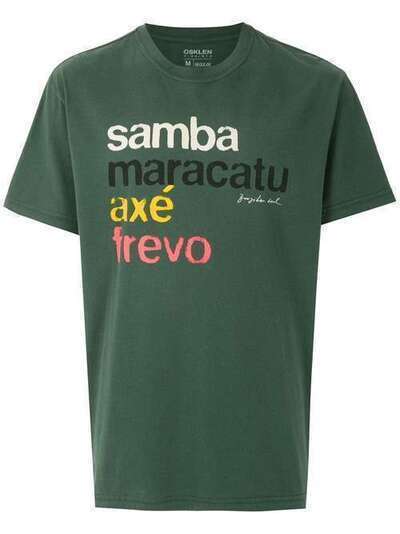 Osklen футболка Brazilian Rhythm 60235