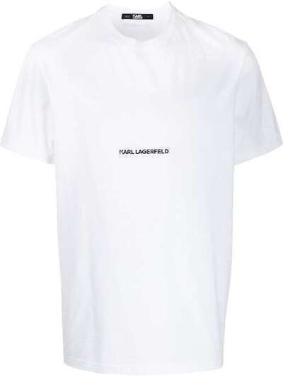 Karl Lagerfeld футболка Essential с вышивкой 201M1703100
