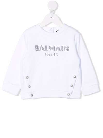 Balmain Kids толстовка с логотипом