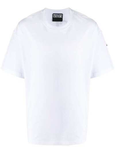Versace Jeans Couture футболка оверсайз с логотипом B3GVA7A0VUP610003154077