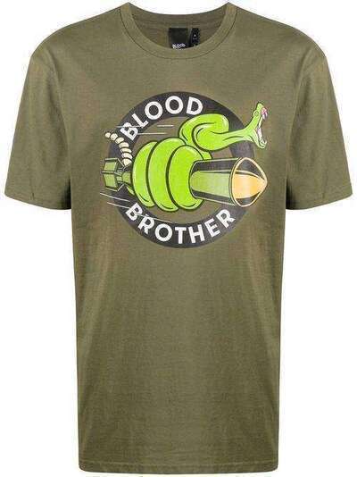 Blood Brother футболка Snake с логотипом BS20SNAKE25KHK