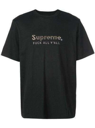 Supreme футболка Gold Bars SU7228