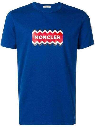 Moncler футболка с принтом логотипа 80372508390T