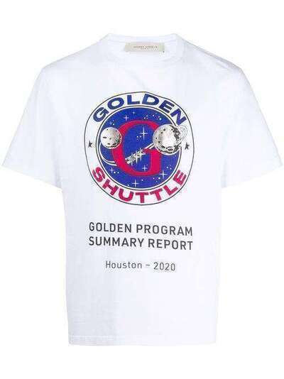 Golden Goose футболка с принтом Golden Shuttle G36MP524V1