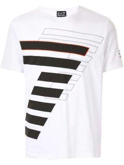 Ea7 Emporio Armani jersey logo T-shirt 6GPT60PJP6Z