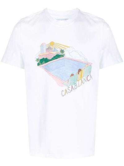 Casablanca футболка Casa Pool с логотипом MS20TS001CASAPOOL156938