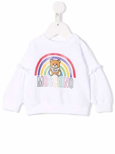 Moschino Kids толстовка с логотипом