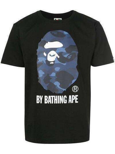 BAPE футболка с логотипом M110019DBKC