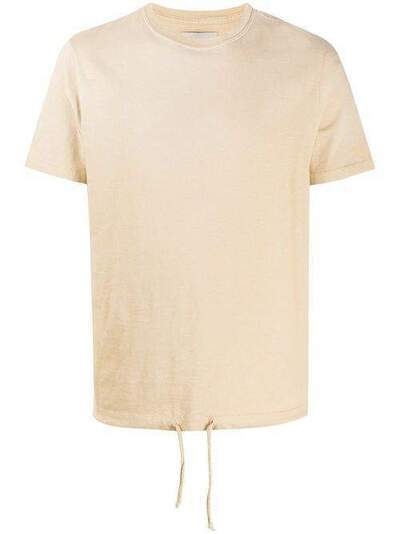 Paura drawstring-hem cotton T-shirt 03DP1013M01713