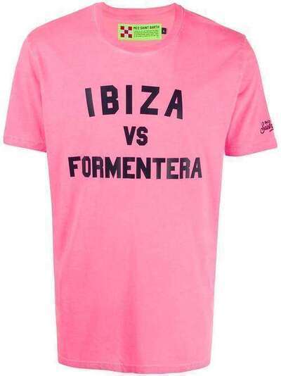 Mc2 Saint Barth футболка с принтом Ibiza vs Formentera WYN0001IBFO25