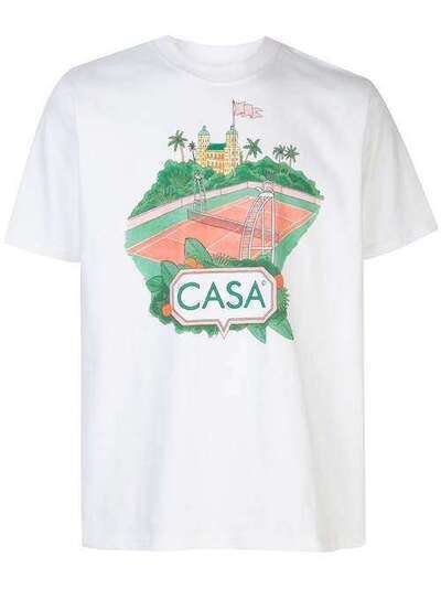 Casablanca футболка с принтом MS20TS001C0URT