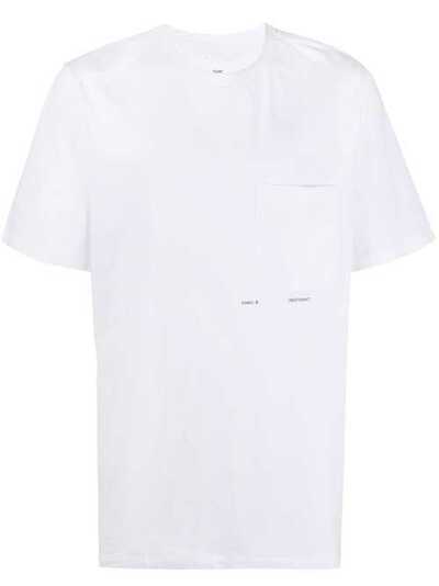 OAMC футболка с нагрудным карманом и логотипом 709467247908A100