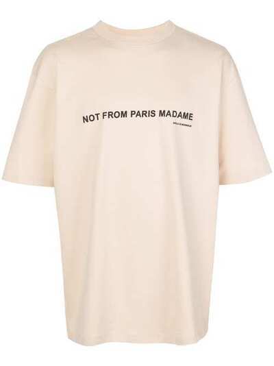Drôle De Monsieur футболка Not From Paris SS20TS022