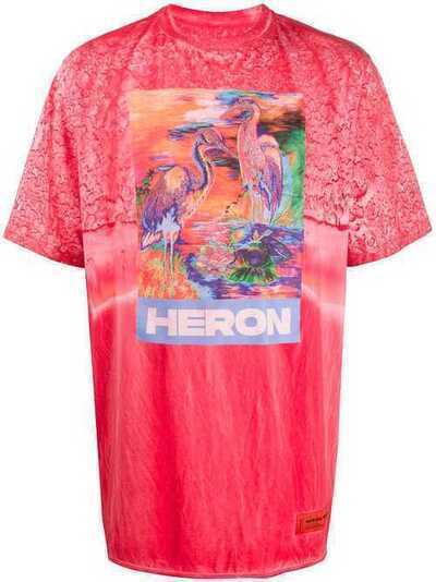 Heron Preston футболка с принтом тай-дай HMAA013S209140212888