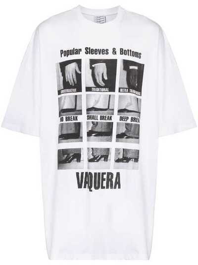 Vaquera футболка оверсайз с графичным принтом VAQ11SH03