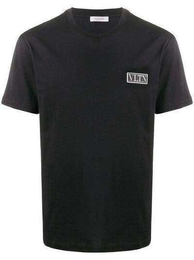Valentino футболка с нашивкой-логотипом VLTN UV3MG08G6LC