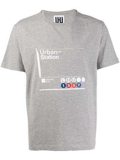 Les Hommes Urban футболка с принтом Urban Station UHT202701P