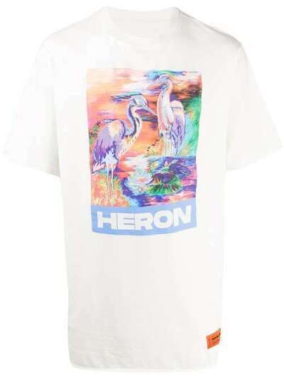 Heron Preston футболка с принтом HMAA013S209140210188
