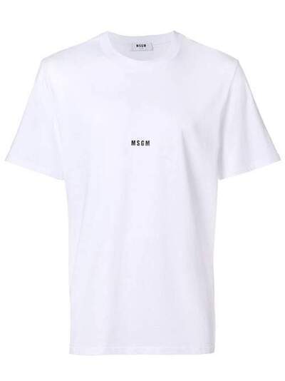 MSGM классическая футболка с логотипом 2540MM162184798
