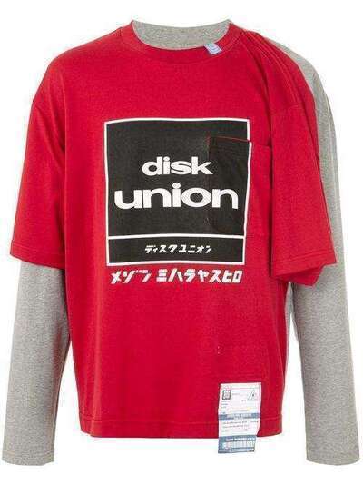 Maison Mihara Yasuhiro футболка Disk Union A04LT671
