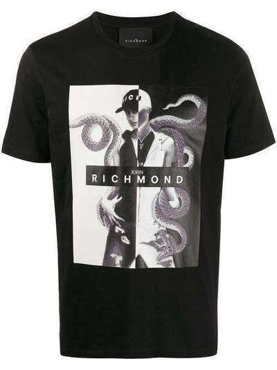 John Richmond футболка с короткими рукавами и фотопринтом RMP20208TS